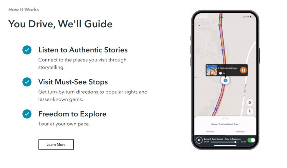 You drive, we'll guide
